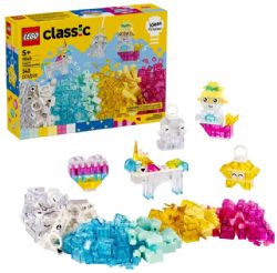 LEGO CLASSIC - LA BOÎTE DE BRIQUES TRANSPARENTES MAGIQUES #11040 (0325)